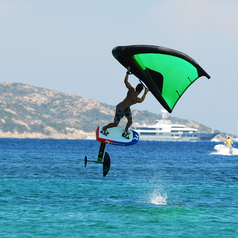 wing foil Reptile, how to jump